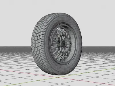 Alfa Romeo Z33 Free Time 1984 Wheel 3D Model 3D model