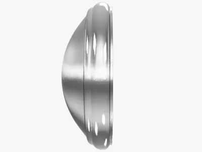 Retro Car Hubcap V1 3D model
