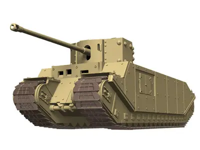 TOG2 heavy tank 3D model
