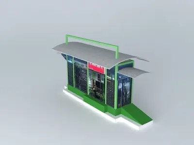 stop Transjogja Free 3D model