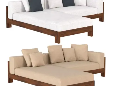  Alison Iroko Outdoor sofa2 3D model