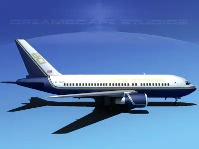 Boeing 767-200ER Air Charter Intl 3D model
