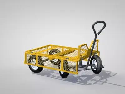 Cargo Cart Mesh 3D model