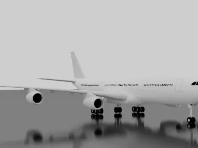 Airbus A340-300 3D model