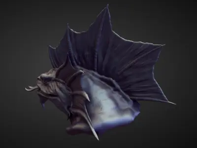 HEAD56 high poly sculpt 3D model