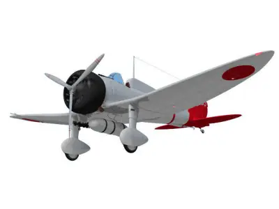 MItsubishi A5M4 Claude Type4 3D model