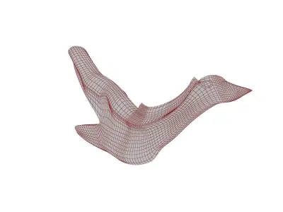 -Bird- pendant jewelry - coulomb 3D model