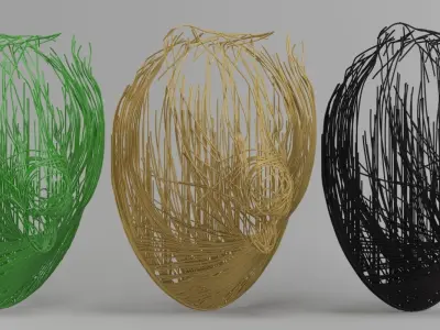 Metal bear Free 3D model