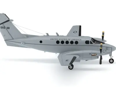 Beechcraft C-12 Huron 3D model