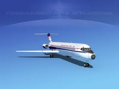 Douglas DC-9-50 Douglas 3D model