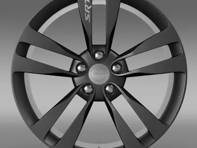 Chrysler 300 SRT8 Satin Vapor rim 3D model