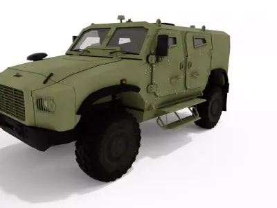 Gerlach Armoured Vehicle 3D model