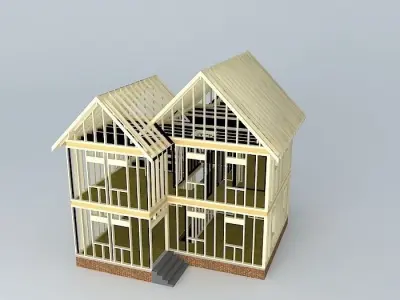 House Framework Free 3D model