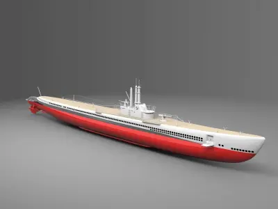 USS Tang -SS 306 3D model