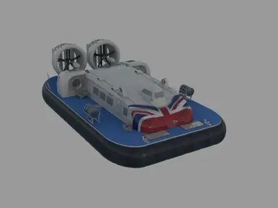 Hovercraft Griffon 12000TD 3D model