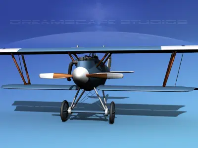 Pfalz DIII Fighter V15 3D model