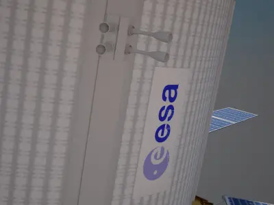 NASAs Orion space craft animated 3D model