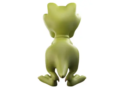 Cartoon Dinosaur T-rex 3D model