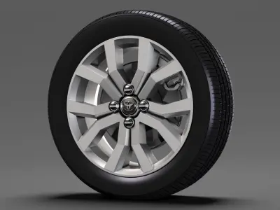 Toyota Tank wheel 2017 3D model