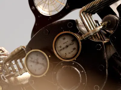 TKs Redeemer Steam Gun 3D model