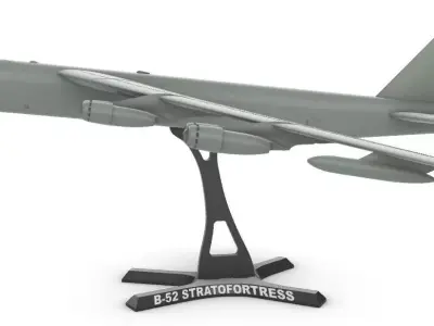 B-52 Stratofortress 3D print model