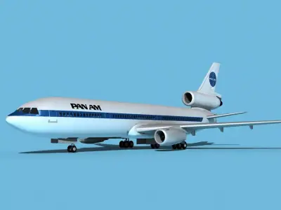McDonnell Douglas MD-11 Pan Am 3D model