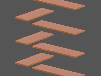 Asset Pack Furniture Free low-poly 3D model