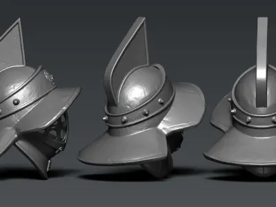 Gladiato Helmet 3D print model