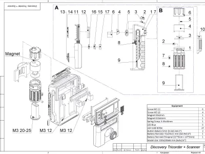 Tricorder and Communicator - Star Trek - STL CAD Commercial Use 3D print model