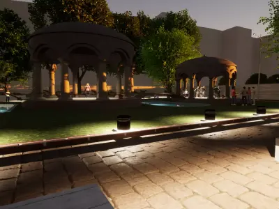 Gazibo 3ds max model Free 3D model