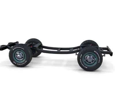 Offroad Vehicle Chassis 3D model