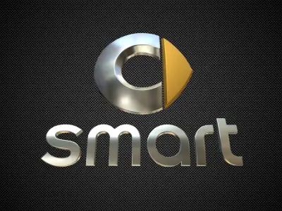 smart logo 3D model