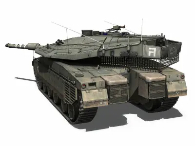Merkava IV -  Israel Defense Forces 3D model