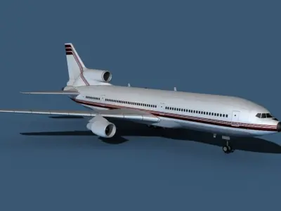 Lockheed L-1011-50 Corporate 1 3D model