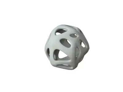 SciFi Cube Object No 18717 Low Poly Shape Texture