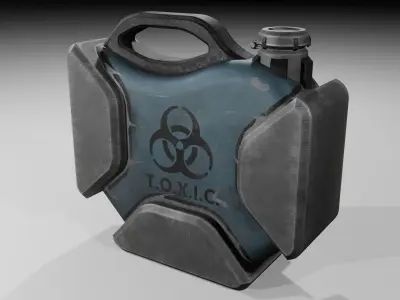 Fire collection pack Low-poly 3D model