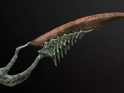 Demonic Sword Demon Sword 3D model