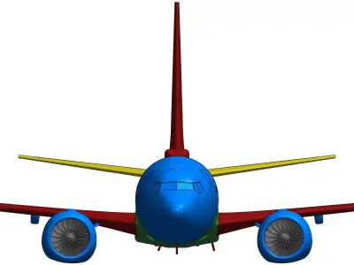 131114-10 Model kit Boeing 737-10 MAX Up 3D print model