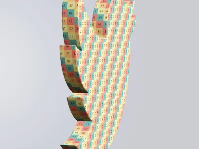 Twitter icon 3D model