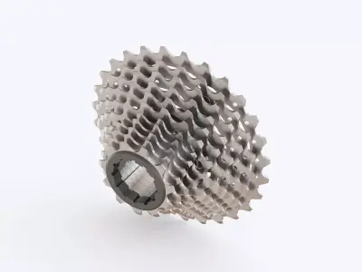 Bicycle cassette 3D model