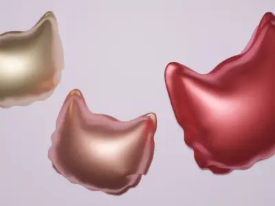 Cat Head Icon Balloon Low-poly 3D model 3D print model