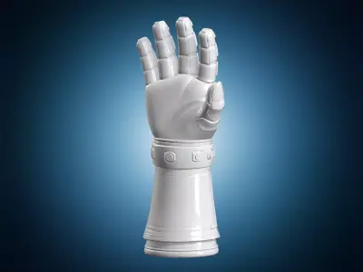 Sci-Fi Gauntlet 3D Print Model 3D print model