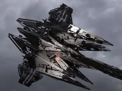 Dreadnaught Ship Wreck 17  3D model