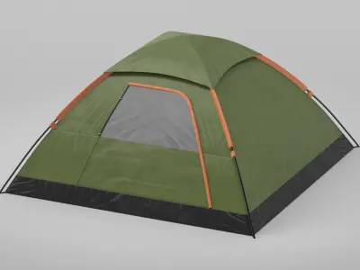 Camping Tents Collection 3D model