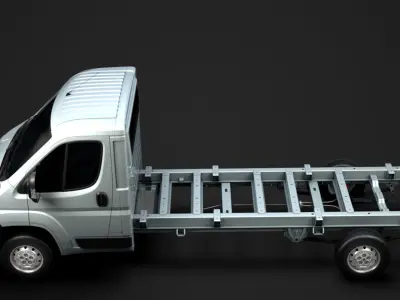 Peugeot Boxer Manager Chassis Truck Single Cab 4300WB 2014 3D model