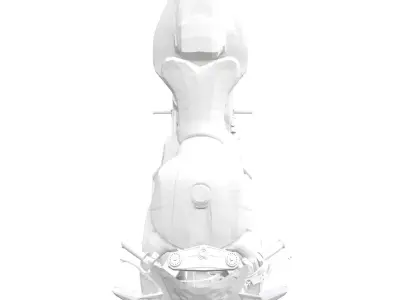 Yamaha yzf r1  Low-poly 3D model