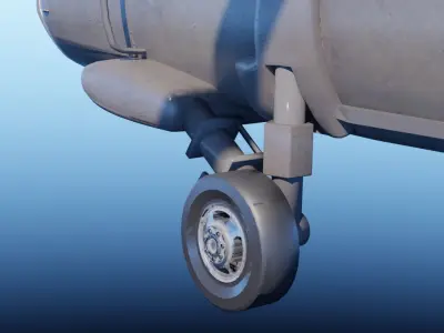 uh60 blackhawk Low-poly 3D model