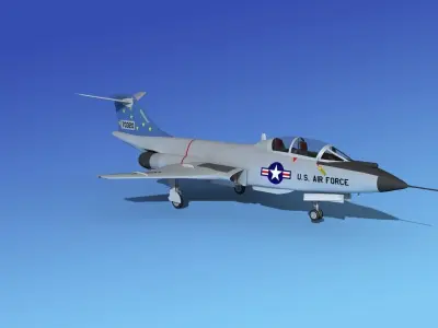McDonnell F-101B Voodoo V02 3D model