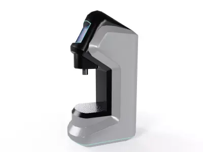 Sci-Fi Coffee Maker Machine Low-poly 3D model