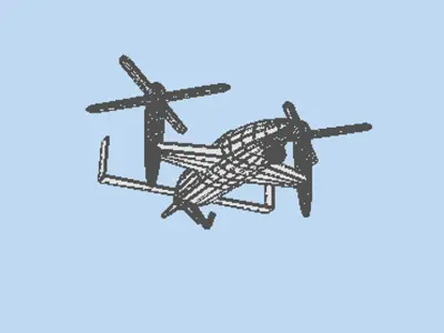 Drone - UAV Eagle Eye 3D model